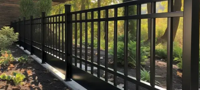 Modern and secure aluminium fence in Jimboomba