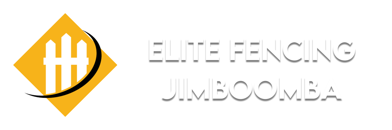 A long transparent logo for Elite Fencing Jimboomba