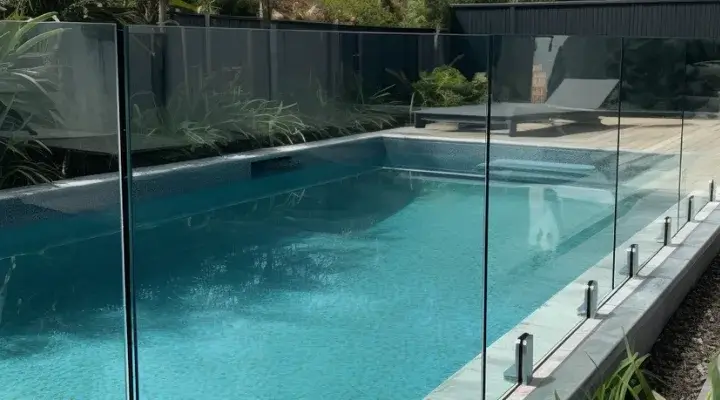 A glass pool for pool security in Jimboomba